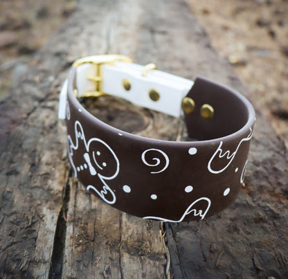 Gingerbread 2 Inch Buckle Collar