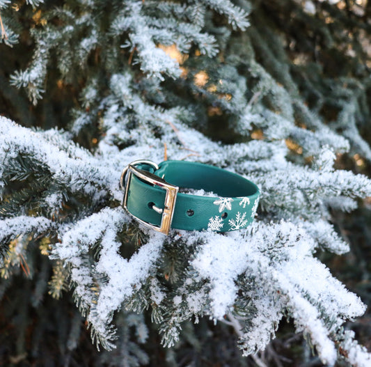 Snowflake Buckle Collar