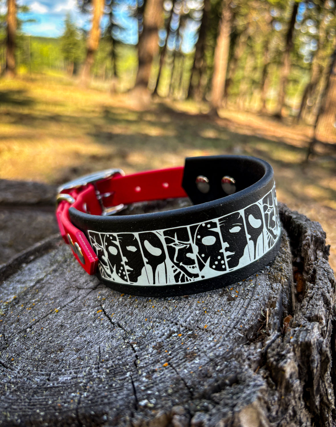 Horror Movie Buckle Collar