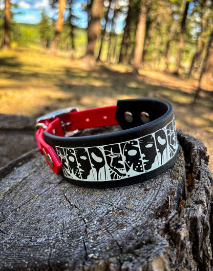 Horror Movie Buckle Collar